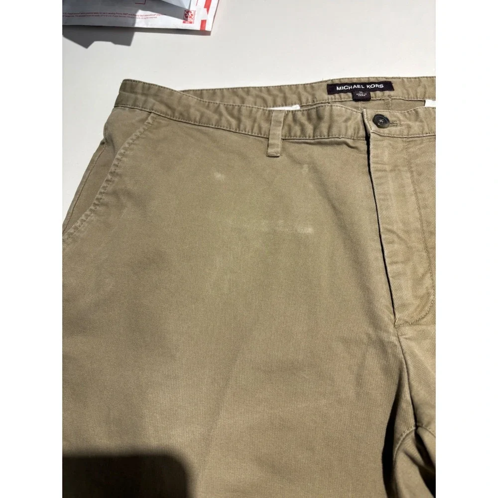 Michael Kors Khaki Pants Straight‎ Leg Chinos Casual Trousers Size 36